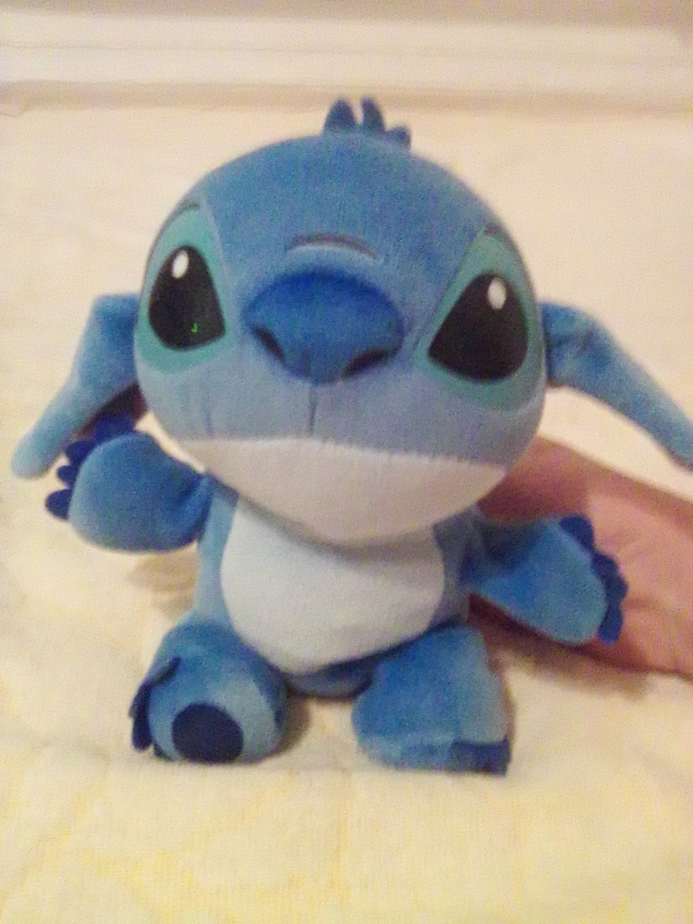 Amazon Blue Plush Stitch Stuffed Toy with Light Blue Belly